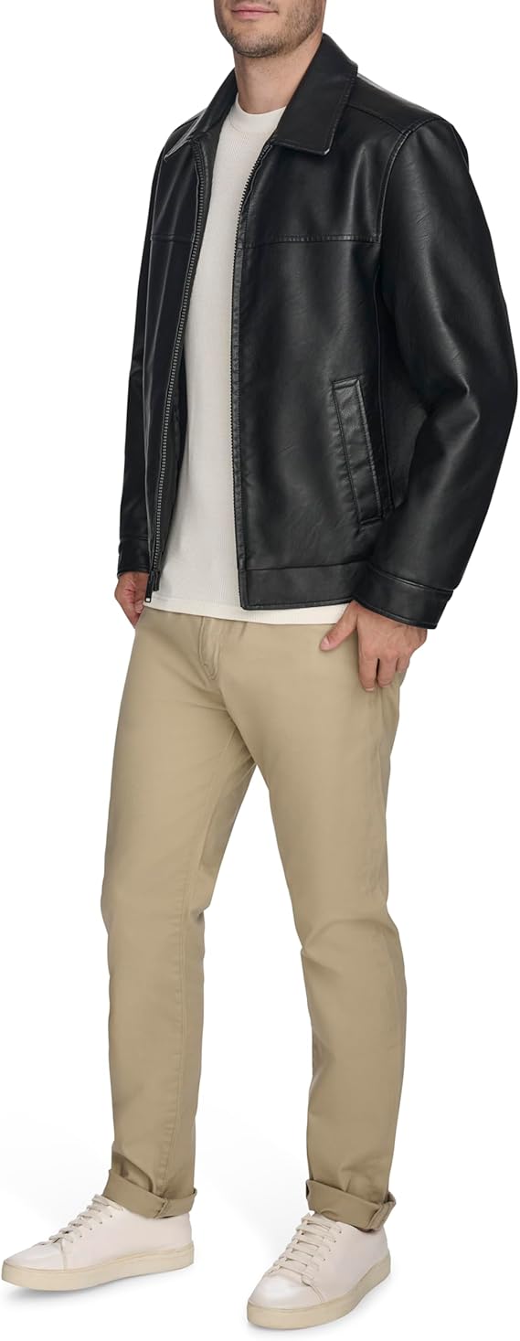 Men's Black Classic Leather Jacket