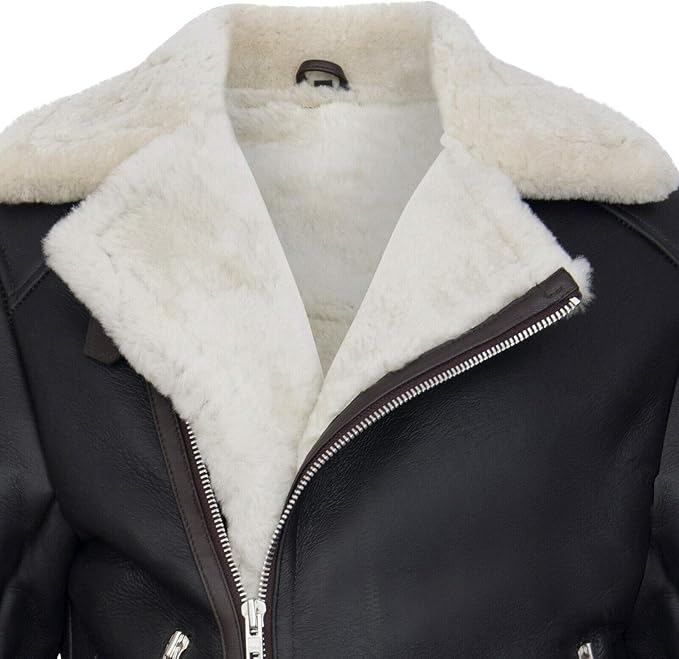 Women's Casual Faux Fur Motorcycle Coat