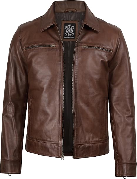 Men's Brown Heritage Leather Jacket