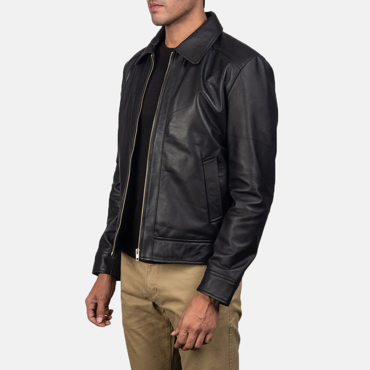 Men's Inferno Black Classic Leather Jacket