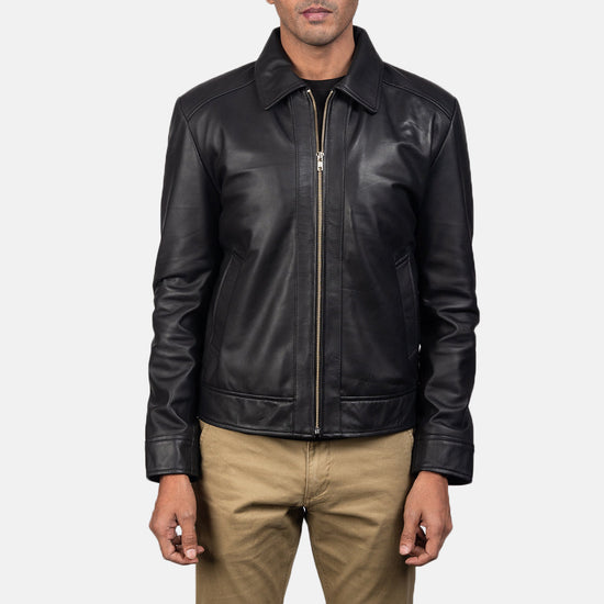 Men's Inferno Black Classic Leather Jacket