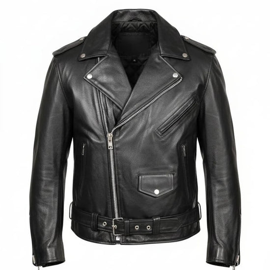 Men's Black Brando Motorcycle Jacket
