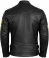 Men's Retro Genuine Leather Motorcycle Jacket