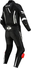 Urban Kevlar Leather Racing Suit - Black/White