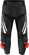 Urban Kevlar Leather Racing Suit - Black/White
