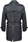 Men's Lambskin Heavy Duty Biker Jacket — Black (Style 2)