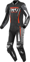 Berik Racing Leather Suit - Black/Grey/Red
