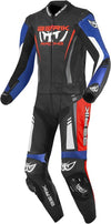 Berik Racing Leather Suit - Black/Blue/Red