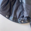 Girls' Asymmetric Leather Moto Jacket - Black