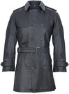 Men's Lambskin Heavy Duty Biker Jacket — Black (Style 2)