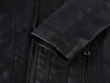 Boys' Leather Racer Jacket - Black