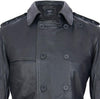 Men's Lambskin Heavy Duty Biker Jacket — Black (Style 2)