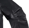 Boys' Leather Racer Jacket - Black