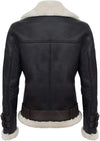 Women's Casual Faux Fur Motorcycle Coat