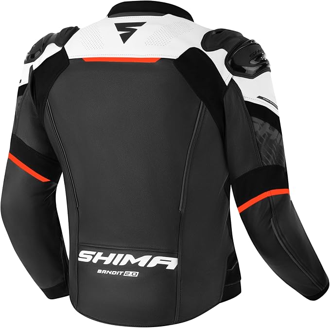 Shima Bandit 2.0 Leather Racing Suit - Black/Red