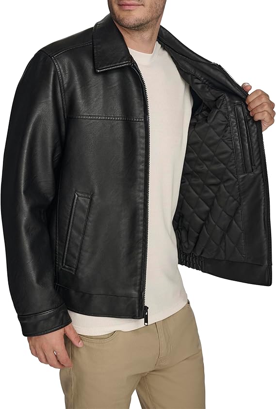 Men's Black Classic Leather Jacket