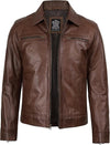 Men's Brown Heritage Leather Jacket