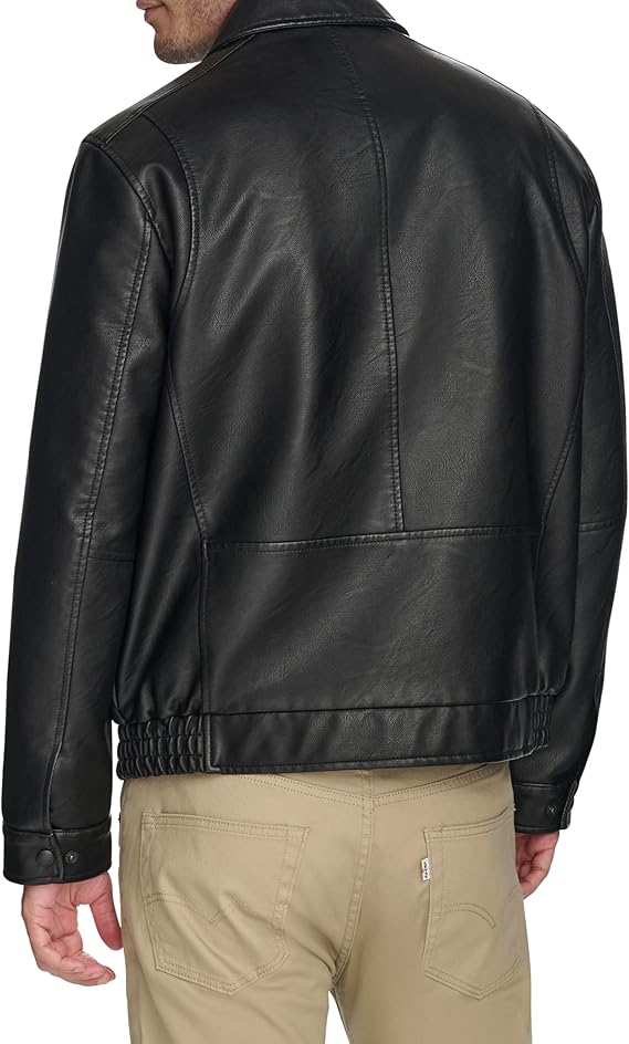 Men's Black Classic Leather Jacket