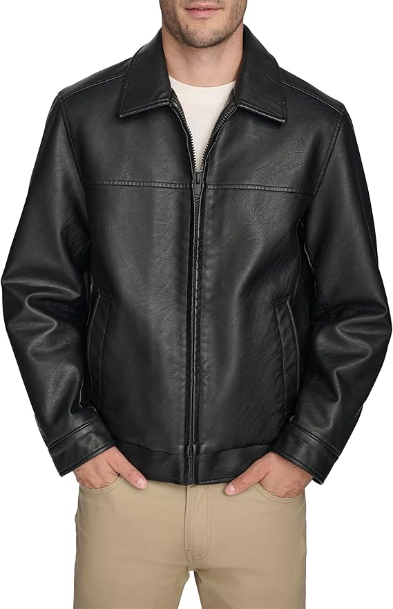 Men's Black Classic Leather Jacket