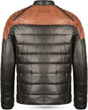 Men's Lambskin Two-Tone Quilted Leather Jacket