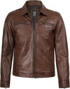 Men's Brown Heritage Leather Jacket