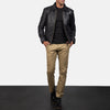 Men's Inferno Black Classic Leather Jacket
