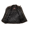 Men's Brown Distressed Vintage Café Racer Jacket
