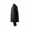 Men's Black Western Trucker Leather Jacket