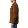 Men's Brown Suede Safari Field Jacket