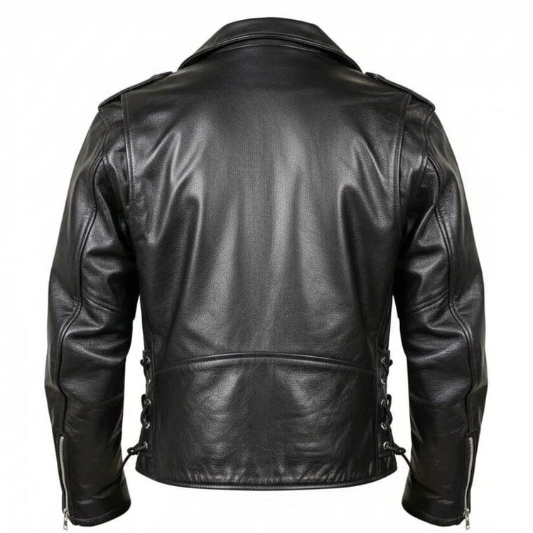 Men's Black Brando Motorcycle Jacket