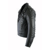 Men's Black Spike Studded Punk Biker Jacket