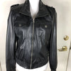 Men's Black Bomber Leather Jacket