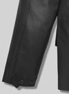 Men's Black M65-Style Field Leather Jacket